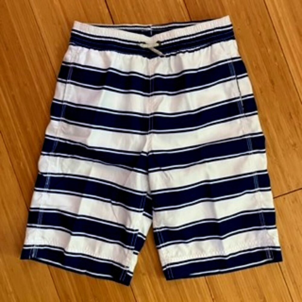 GapKids Swim Trunks - Blue/White Stripe - Youth - BRAND NEW CONDITION